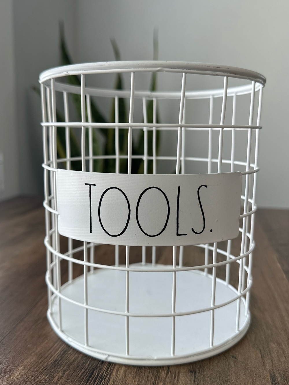 Rae Dunn “TOOLS.” Wire Basket Organizer Farmhouse Storage Caddy 🛠️🤍